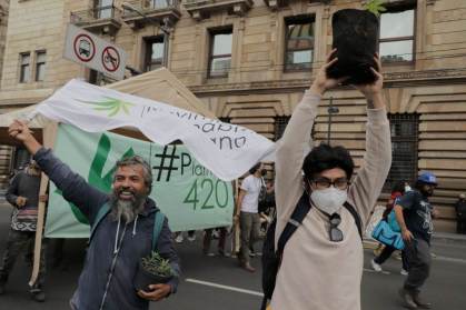 Marcha pela legalização da maconha no México
