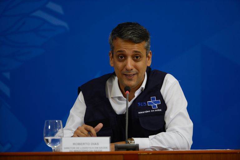 Roberto Dias, diretor do Departamento de Logística do Ministério da Saúde
Roberto Dias, diretor do Departamento de Logística do Ministério da Saúde