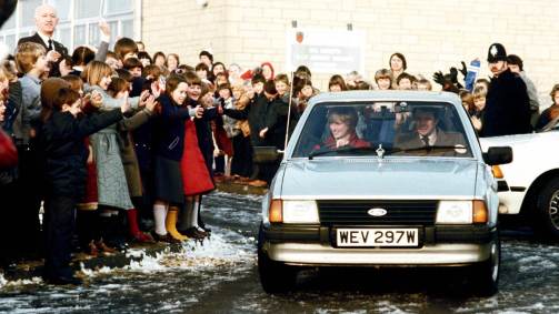 Carro foi um presente dado à princesa Diana pelo príncipe Charles