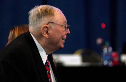 Charlie Munger, vice-presidente do conselho de administração da Berkshire Hath
