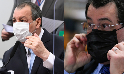 Omar Aziz e Eduardo Braga
