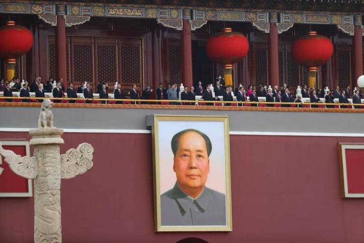 O líder comunista e presidente chinês Xi Jinping participa da celebração do 100º aniversário de fundação do Partido Comunista Chinês, em 1º de julho de 2021, em Pequim, China / Getty Images