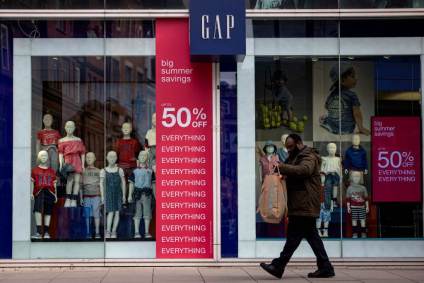 Loja da Gap na Oxford Street, em Londres