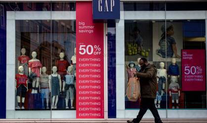 Loja da Gap na Oxford Street, em Londres