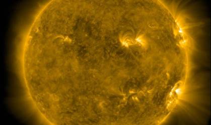 Erupção solar captada pela Nasa/Divulgação