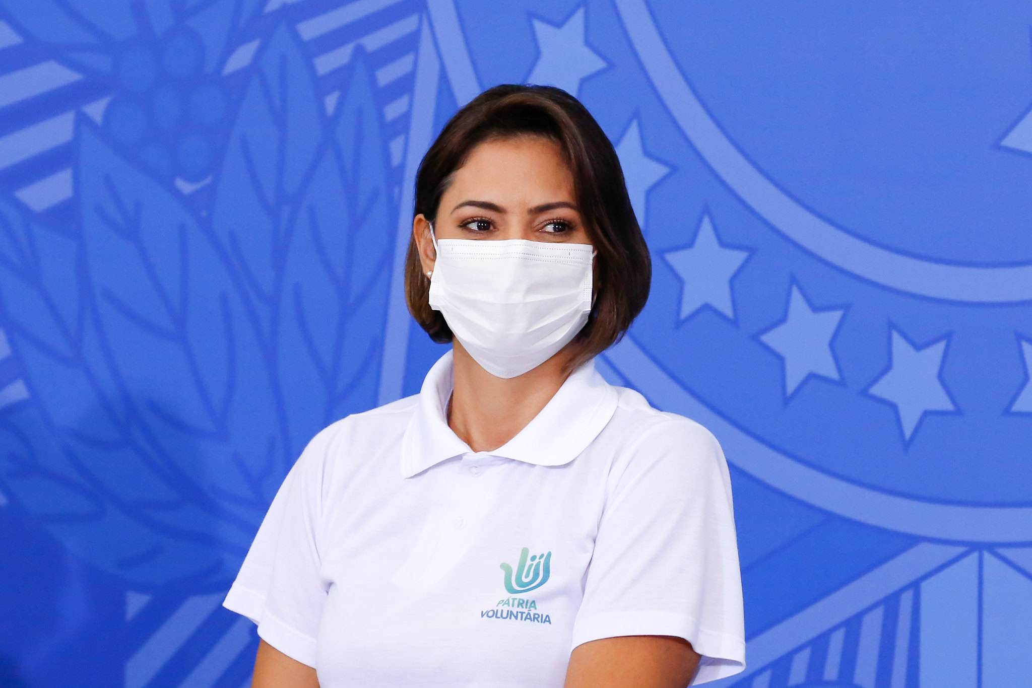 A primeira-dama Michelle Bolsonaro A primeira-dama Michelle Bolsonaro