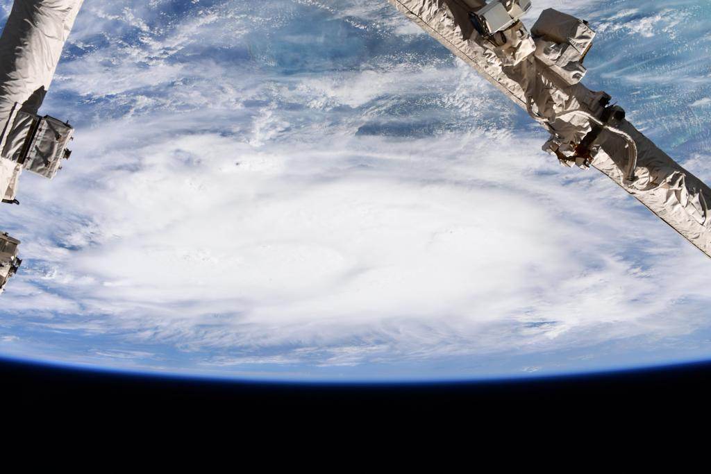 Tempestade Elsa vista do espaço/Divulgação Nasa Tempestade Elsa vista do espaço/Divulgação Nasa