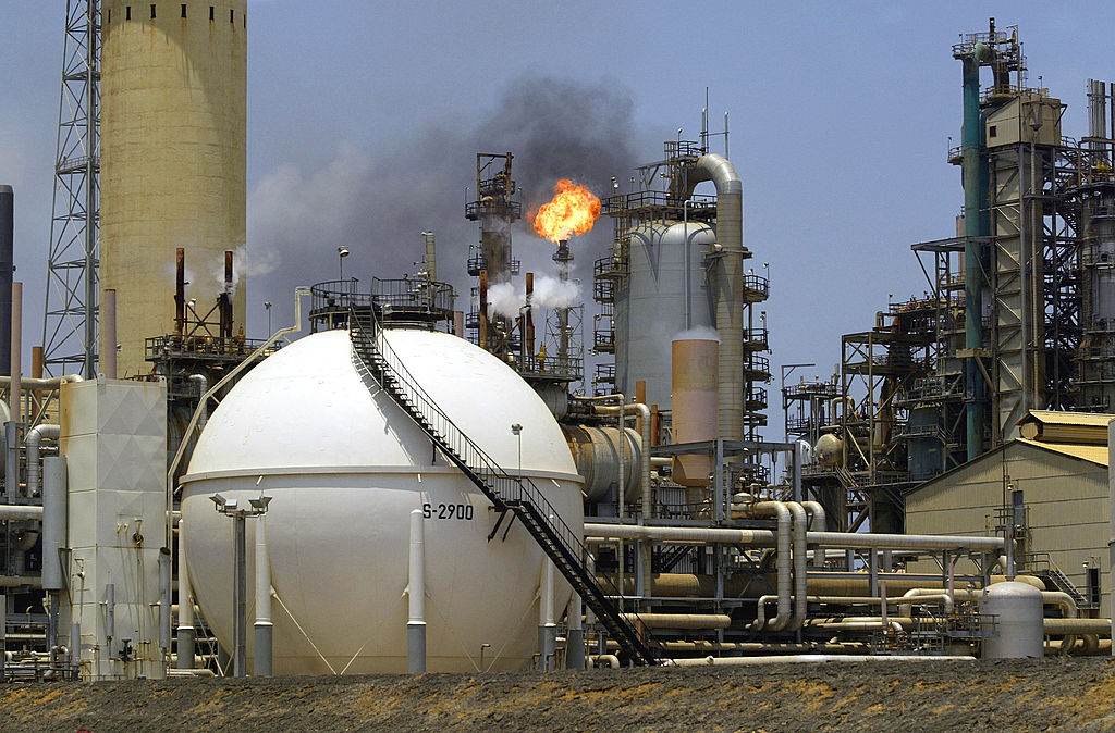 A refinaria de petróleo de Amuay-Cardon, na Venezuela A refinaria de petróleo de Amuay-Cardon, na Venezuela