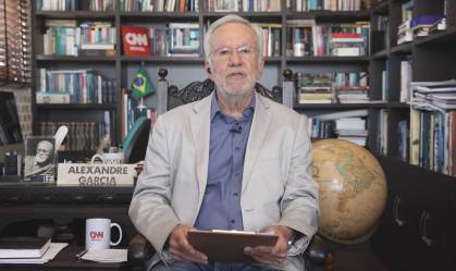 Alexandre Garcia no quadro Liberdade de Opinião