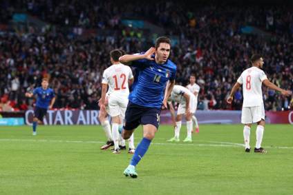 Federico Chiesa gol da Itália Eurocopa