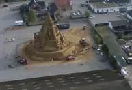 Dinamarca bate recorde com maior castelo de areia do mundo 