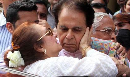 O ator de Bollywood Dilip Kumar