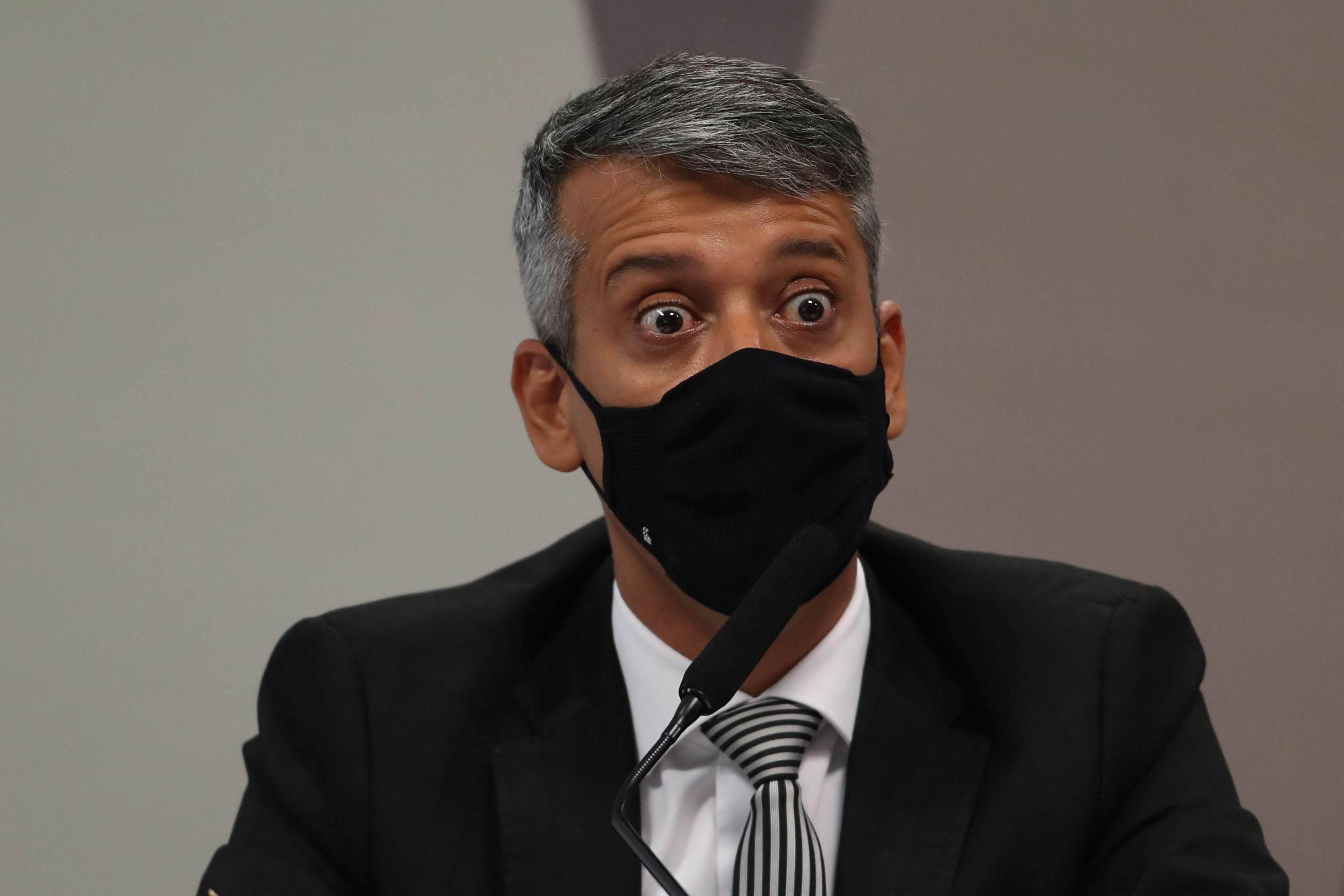 Roberto Dias na CPI da Pandemia Roberto Dias na CPI da Pandemia