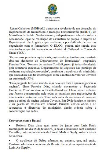 Mandado de prisão de Roberto Dias