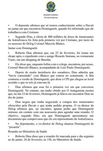 Mandado de prisão de Roberto Dias