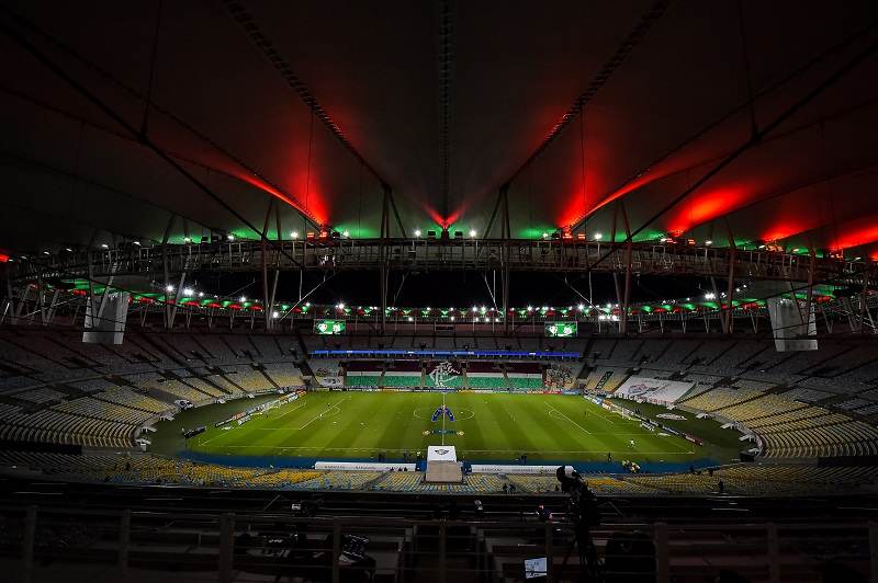 Vista geral do estádio Maracanã, palco da final entre Brasil e Argentina Vista geral do estádio Maracanã, palco da final entre Brasil e Argentina