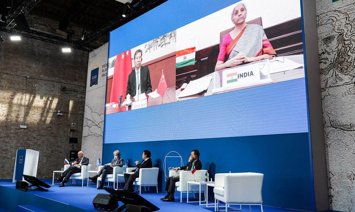 Ministros da Economia do G20 se reúnem em Veneza, Itália 