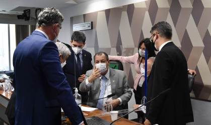 Senadores na CPI da Pandemia
