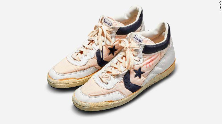 Tênis utilizado por Michael Jordan em treinos das Olimpíadas de 1984