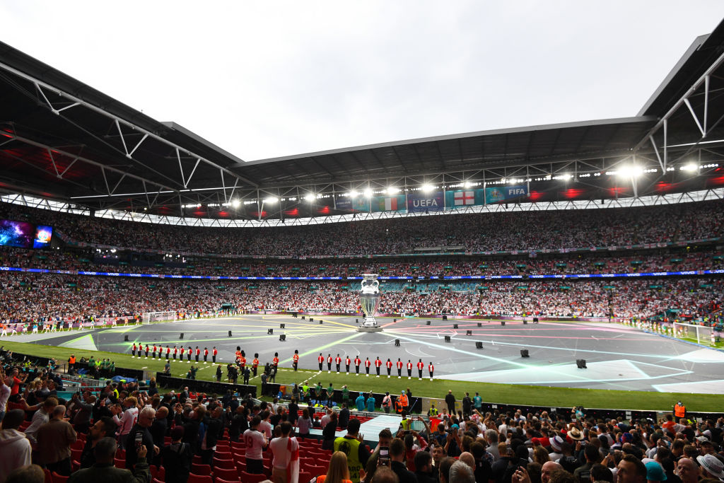 Estádio de Wembley na final da Eurocopa