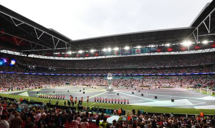 Estádio de Wembley na final da Eurocopa