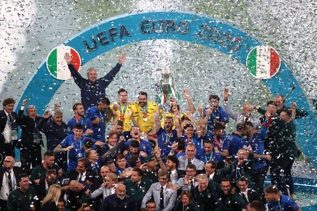 Seleção da Itália comemora título da Eurocopa Seleção da Itália comemora título da Eurocopa