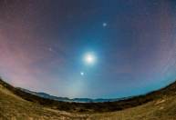 Conjunção planetária: veja Vênus, Marte e a lua no mesmo céu nesta madrugada