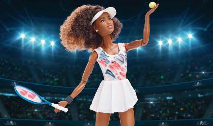 Boneca Barbie da tenista Naomi Osaka