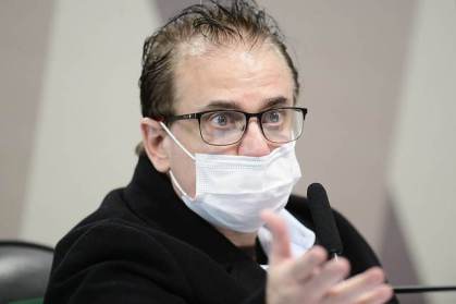Cristiano Carvalho.r epresentante da empresa Davati, durante depoimento à CPI da