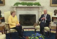 Biden recebe Merkel na Casa Branca para tentar fortalecer relações bilaterais