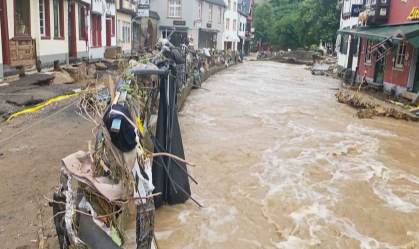 Alemanha foi um dos países europeus mais atingidos por fortes enchentes