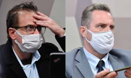 Montagem com o representante da empresa Davati Medical Supply, Cristiano Alberto