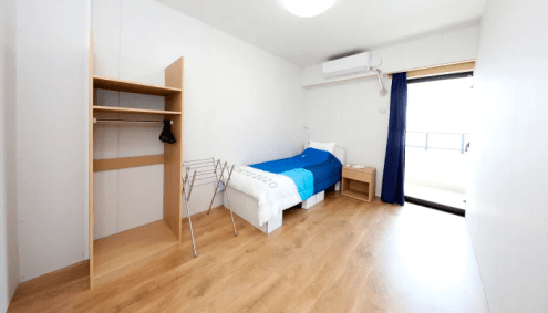 cama de papelão - vila olímpica de Tóquio