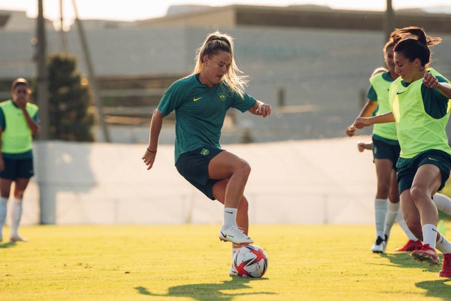 Treino da Selação Principal Feminina