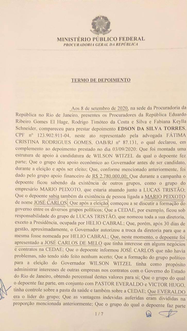 Documento da CPI da Pandemia Documento da CPI da Pandemia