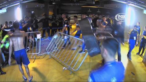 Oito integrantes da delegação do Boca Juniors  vão responder inquérito policial 