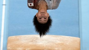 
Ginasta Mai Murakami, do Japão, treina em Tóquio nesta quinta-feira (22)