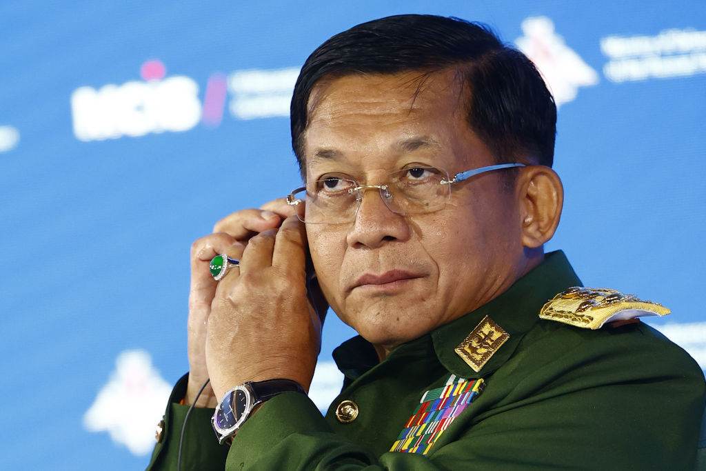 General Min Aung Hlaing, comandante do Exército de Mianmar