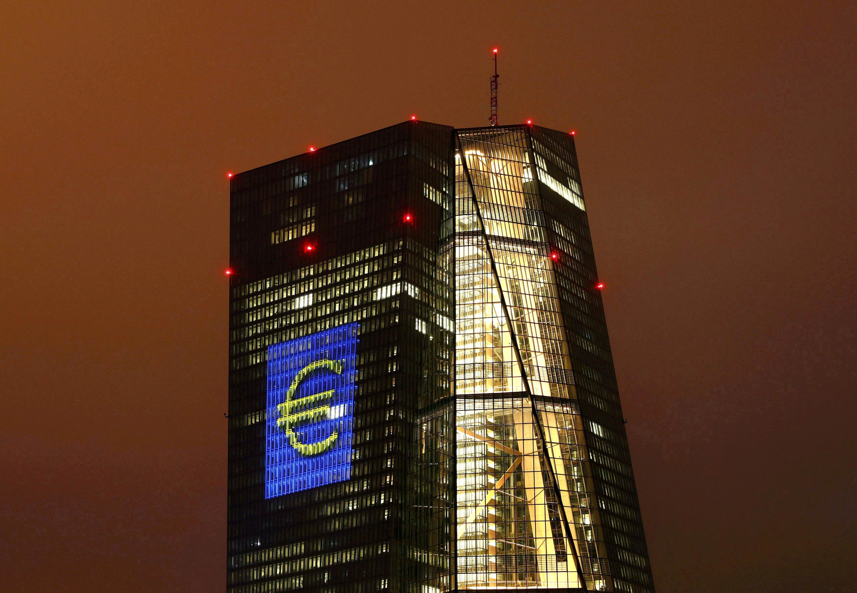 Sede do Banco Central Europeu, em Frankfurt, Alemanha