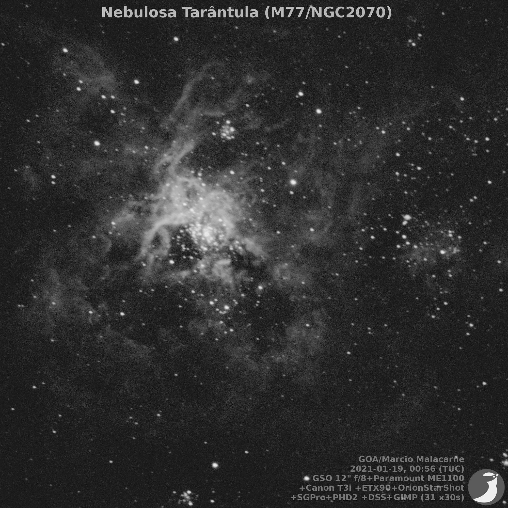 Imagens captadas pelo telescópio Remoto do Espírito SantoDivulgação