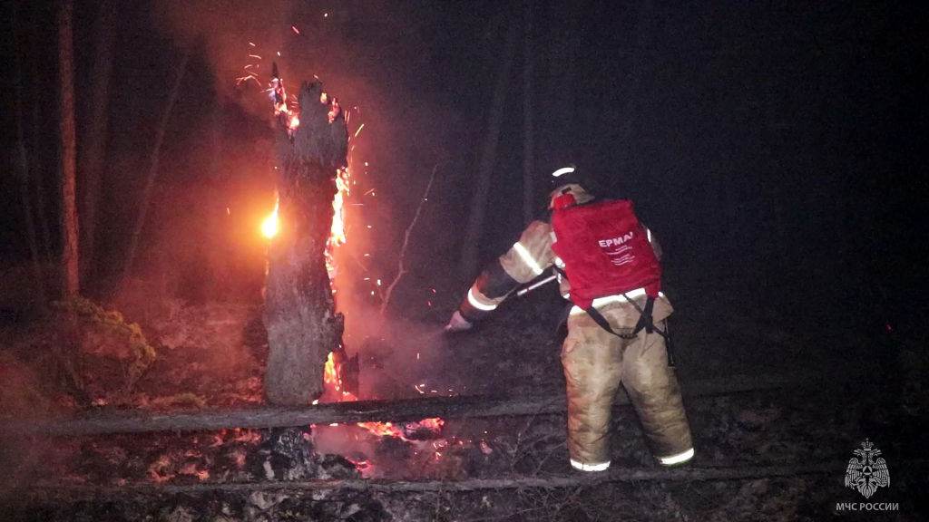 Incêndio florestal em Yakutia, na Rússia