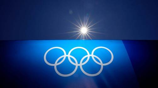 Logo olímpico em Tóquio-2020