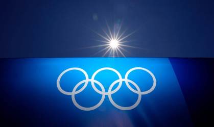 Logo olímpico em Tóquio-2020
