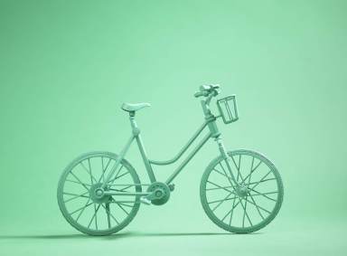Bicicleta verde