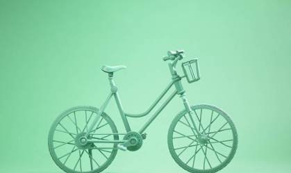 Bicicleta verde