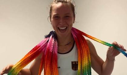 COI autoriza, e alemã usará faixa com símbolo LGBTQIA+ no hóquei