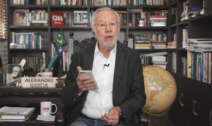 Alexandre Garcia no quadro Liberdade de Opinião