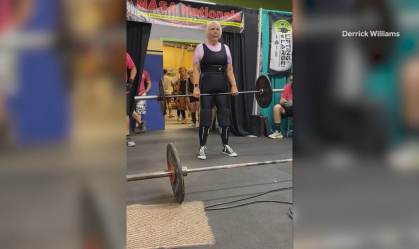 Linda Patterson, de 78 anos, já quebrou vários recordes na cidade que mora