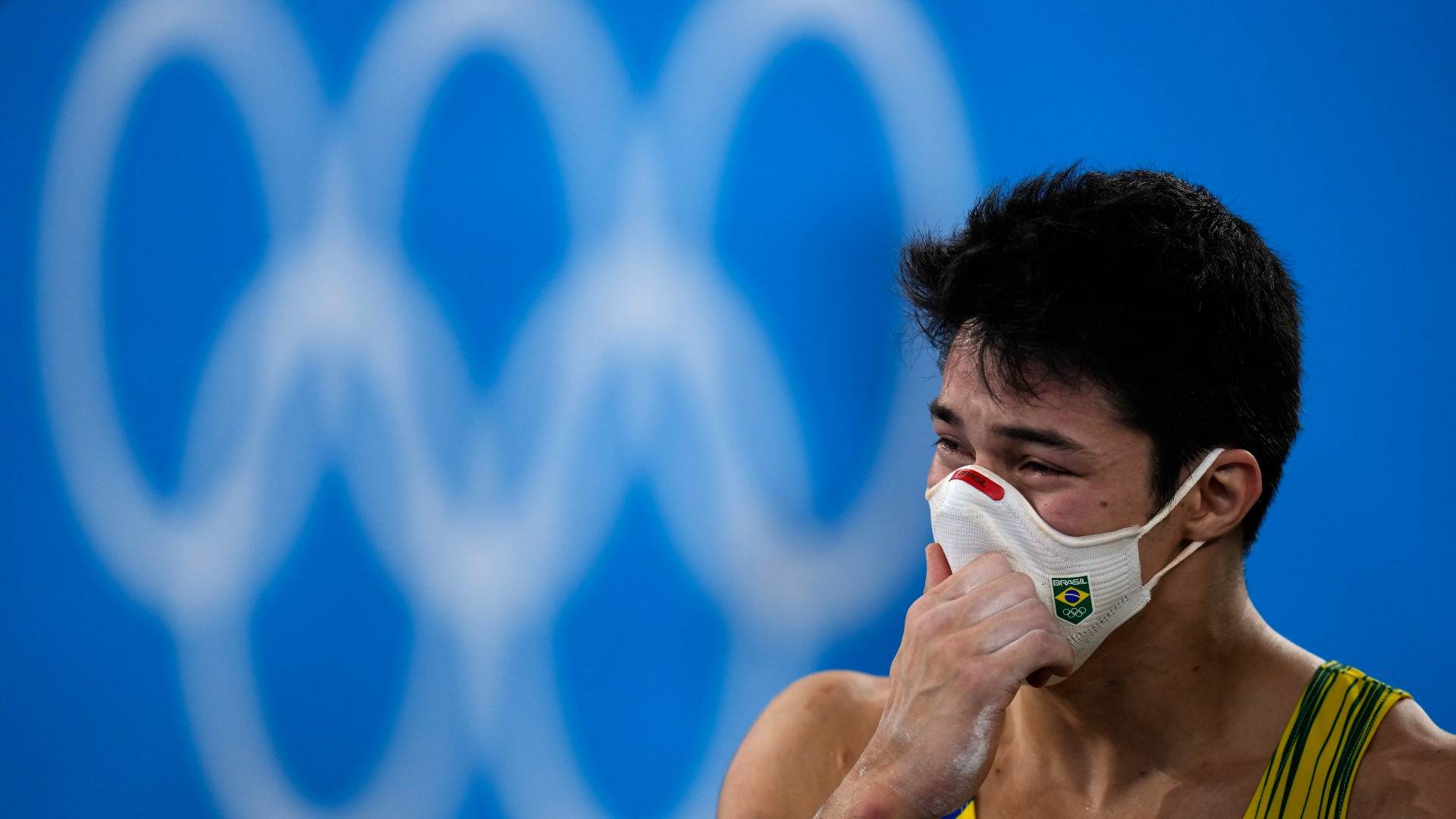 Nori se decepciona com resultado após fim de sua rotação na ginástica artística Nori se decepciona com resultado após fim de sua rotação na ginástica artística