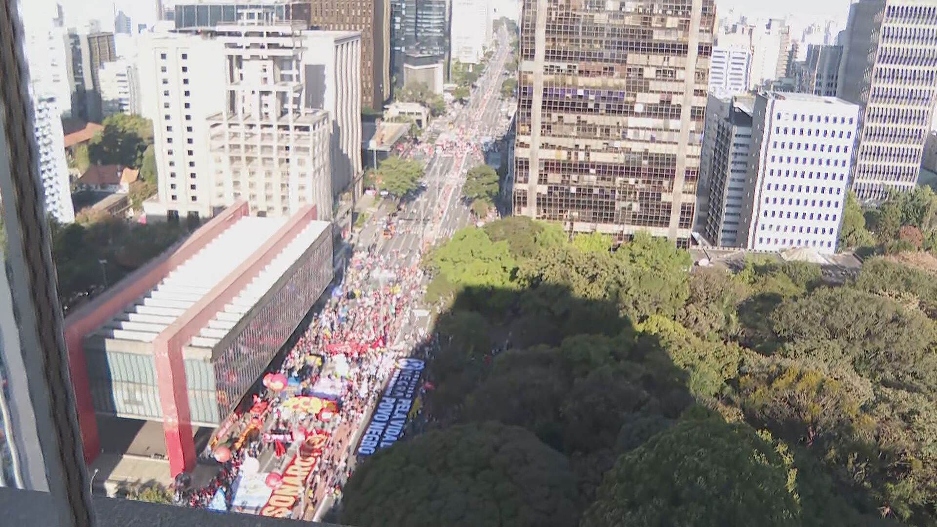 Manifestantes protestam contra governo Bolsonaro em São Paulo (24.Jul.2021) Manifestantes protestam contra governo Bolsonaro em São Paulo (24.Jul.2021)